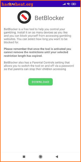 Bet Blocker screenshot