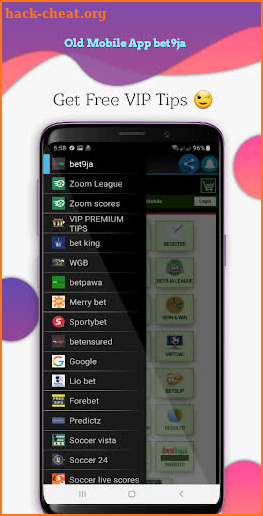 bet9ja old mobile screenshot