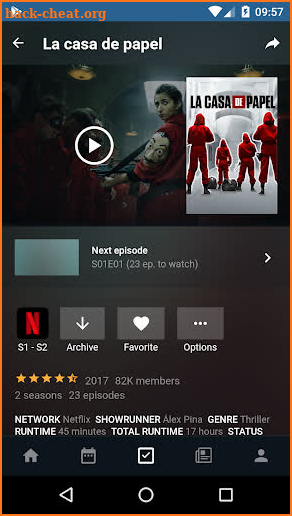 BetaSeries - TV Shows & Movies screenshot