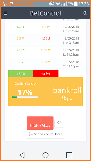 BetControl screenshot