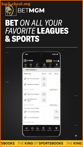 BetMGM Nevada Sports screenshot