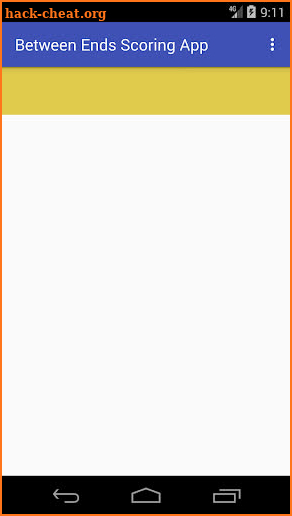 Between Ends Scoring App screenshot