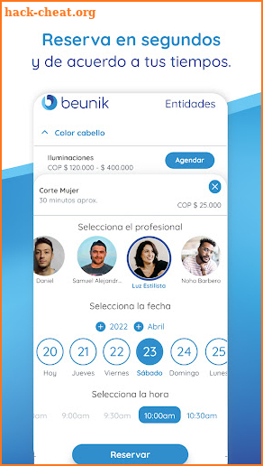 Beunik: Reservas en belleza screenshot