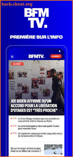 BFM TV - radio et news en live screenshot