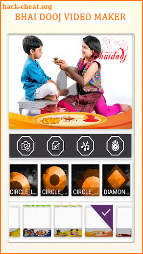 Bhai Dooj Video Maker : Bhai Dooj Status Video screenshot