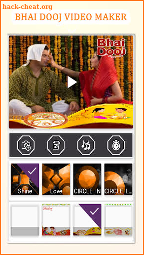 Bhai Dooj Video Maker : Bhai Dooj Status Video screenshot