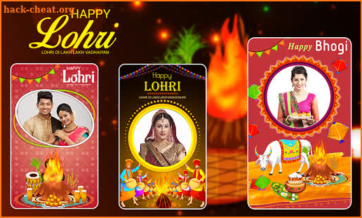 Bhogi and Lohri Photo Frames screenshot