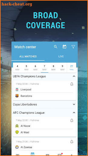 BI - Soccer Live scores, standings & schedule screenshot