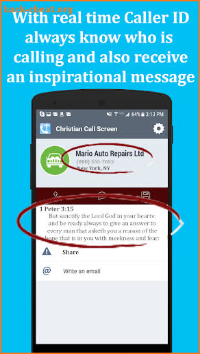 Bible Caller ID App - Bible Verses On Your Phone screenshot