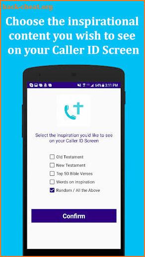 Bible Caller ID App - Bible Verses On Your Phone screenshot