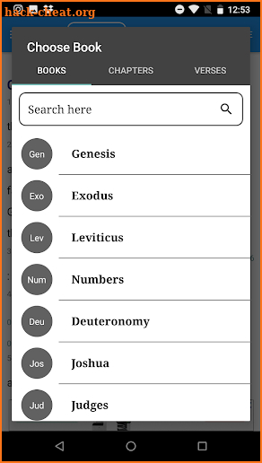 Bible Concordance - Strong's Concordance screenshot