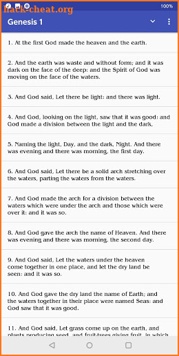 Bible in Basic English screenshot