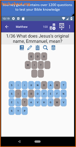 Bible Journey Trivia Game screenshot