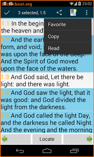 Bible KJV screenshot