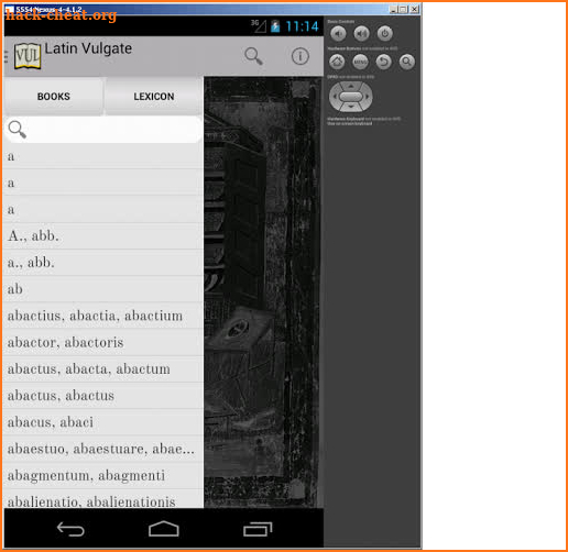 Bible: Latin Vulgate + DRC screenshot