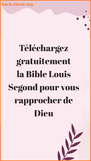 Bible Louis Segond screenshot