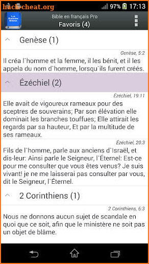 Bible Louis Segond PRO screenshot