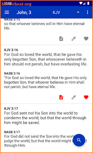 Bible (Offline, Multi-Version, Full-Text Search) screenshot