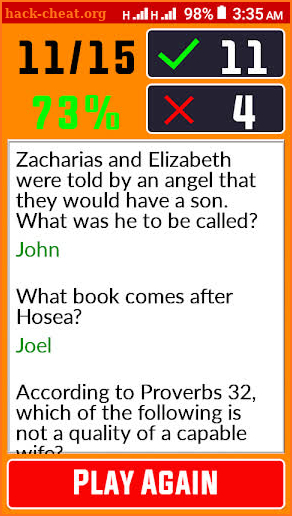 Bible Quiz & Answers screenshot