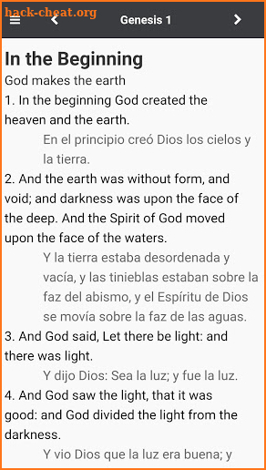 BIBLE SPANISH ENGLISH screenshot