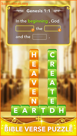 Bible Word Heaps - Connect the Stack Word Game screenshot