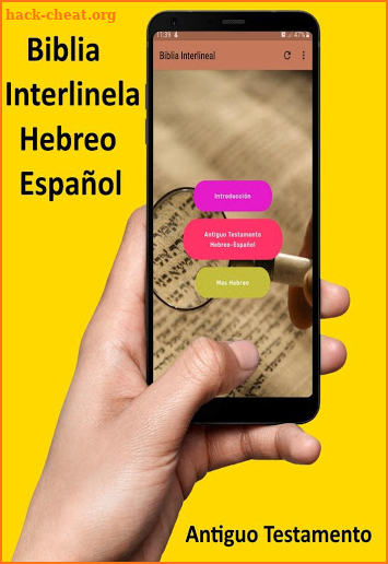 Biblia Interlineal Hebreo-Español Gratis screenshot