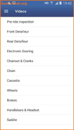 Bicycle Maintenance Guide for Android screenshot