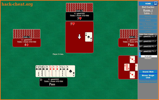 Bid Euchre (TrapApps) screenshot