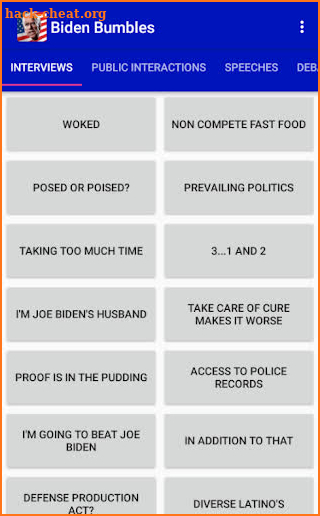 Biden Bumbles - Joe Biden Soundboard screenshot