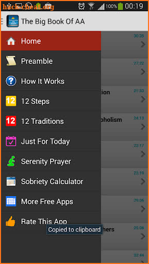 Big Book- Alcoholics Anonymous screenshot