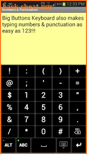 Big Buttons Keyboard Deluxe screenshot