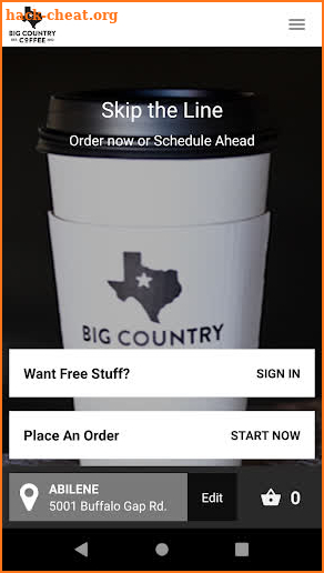 Big Country Coffee screenshot