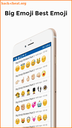 Big Emoji Stickers For Whatsapp screenshot