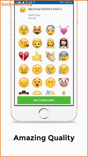 Big Emoji Stickers For Whatsapp screenshot