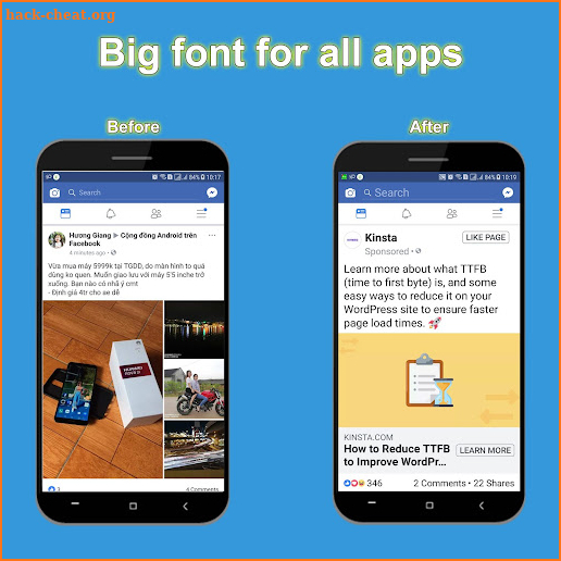 Big font - Enlarge font size screenshot