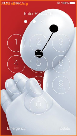 Big Hero 6 Lock Screen screenshot