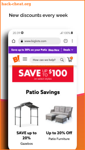 Big Lots online shopping app screenshot