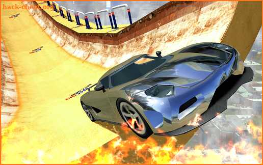 Big Mega Ramp Car Racing Stunts Simulator screenshot