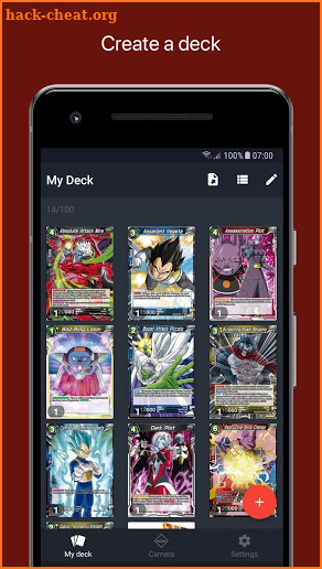 BigAR Dragon Ball Super - Card Scanner screenshot