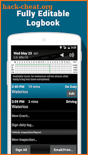 BigRoad Trucking Logbook App screenshot