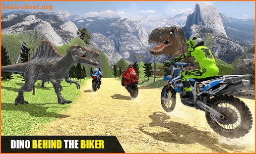 Bike Racing Dinosaur Run Escape Adventure 3D screenshot