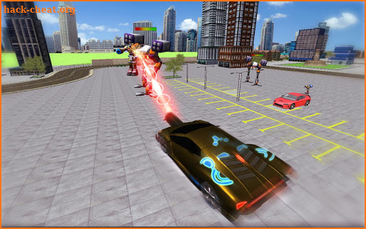 Bike Robot Transformer game: 3D Futuristic Car War screenshot