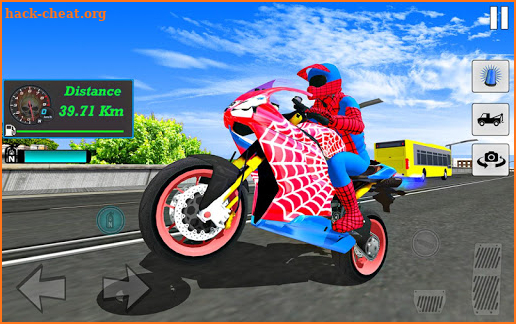 Bike Super Hero Stunt Driver Simulator screenshot