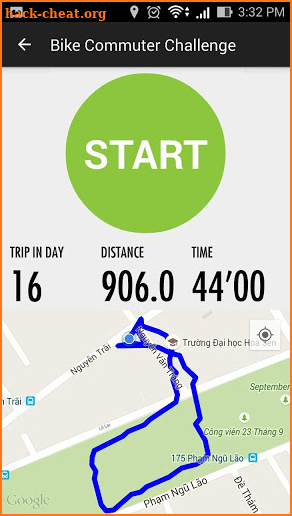 Bike to Work Challenge screenshot