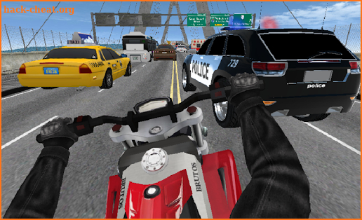 BIKERS vs COPS HD - 3D Racing Game screenshot