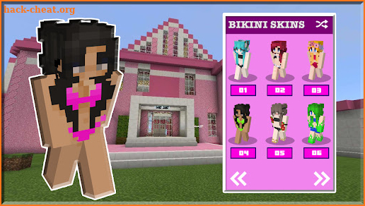 Bikini Girl Skins Swimsuit For Minecraft screenshot