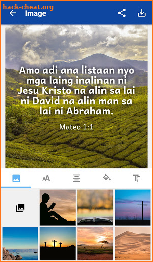 Bikol Buhi'non Bible screenshot