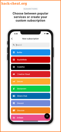 Billey - Subscriptions Tracker screenshot