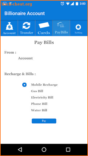 Billionaire Fake Bank Account Pro screenshot
