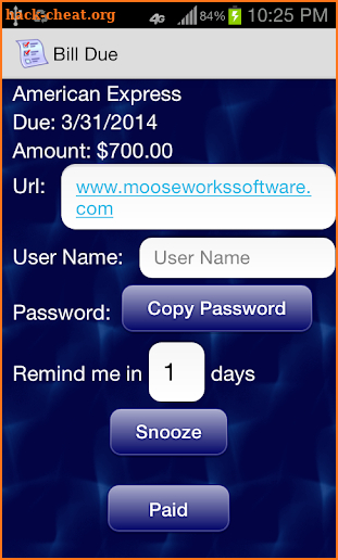 BillPass screenshot